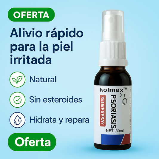 Spray Kolmax™ – Alivio rápido para piel irritada, seca o escamosa