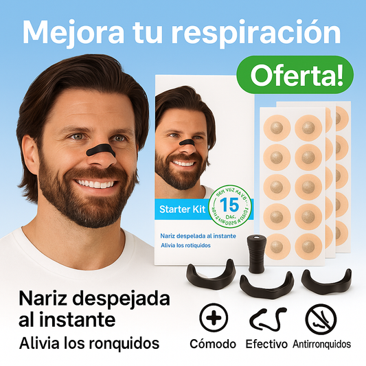 Airlift™ (15 Imanes) Dilatador nasal para mejorar la respiración